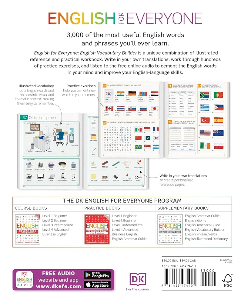 English for Everyone: English Vocabulary Builder (Library Edition